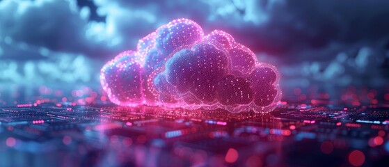 The concept of cloud computing. Networking of laptops, tablets, and phones with digital clouds. Online collaboration via the Internet. Remote work technology via a network. Synchronization of computer