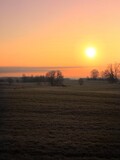 Fototapeta Londyn - Zachód słońca na Mazurach