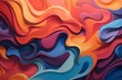 A close-up of a colorful, abstract mural