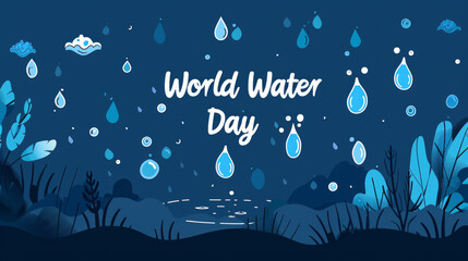 Celebrating World Water Day with Blue Droplets