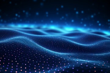 Wall Mural - modern wavy line abstract background vector