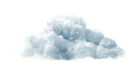 Wall Mural - realistic cloud isolated on transparent background