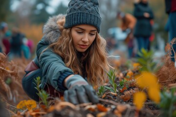 A group of volunteers removes garbage in the city or in nature --ar 3:2 --style raw --stylize 750 --v 6 Job ID: 32d36843-c765-4b5e-8b41-2d455a35e2d9