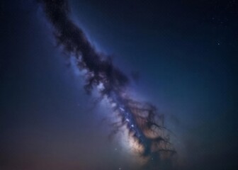 Stars and galaxy outer space sky night universe background