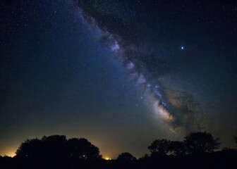 Stars and galaxy outer space sky night universe background