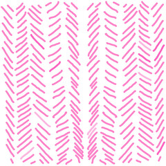 Vector hand drawn cute striped pattern. Doodle Plaid geometrical simple brush texture. Colored Crossing lines. Abstract cute delicate pattern ideal for fabric