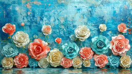 Canvas Print - bouquet of roses