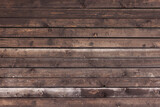 Fototapeta Desenie - Brown wooden wall, front view, background texture