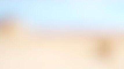 Poster - Desert Blur Background with Depth of field Minimal Style