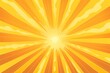 Serenity sunburst background with mellow yellow beams. Soft and peaceful.