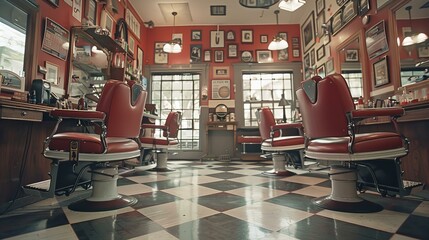 Wall Mural - interior of restaurant