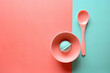 Modern Kitchenware Aesthetics: Coral and Mint Design Banner