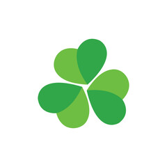 Wall Mural - clover logo icon vector