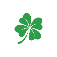 Wall Mural - clover logo icon vector