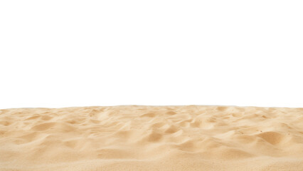 Wall Mural - desert dune cutout. isolated sand dune with transparent background