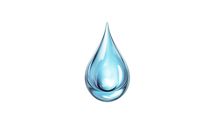 Wall Mural - realistic water drop cut out. isolated water drop on transparent background