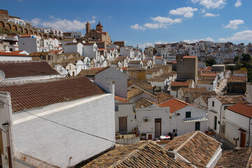 Wall Mural - Pisticci, Matera district, Basilicata, Italy, view of the village 