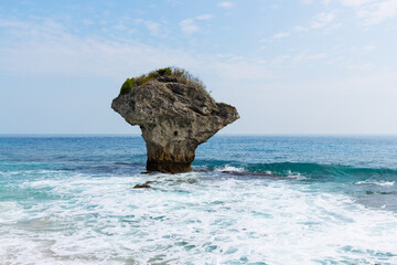 Sticker - Vase rock in Liuqiu island in Pingtung of Taiwan