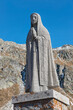 Madonnastatue auf der St .Gotthardpasshöhe, Schweiz