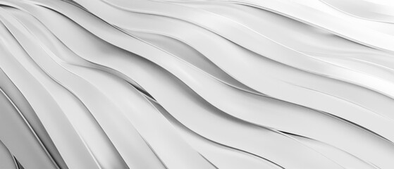 Wall Mural - Abstract texture bright white background banner panorama long with 3d geometric gradient shapes for website, business, print design template paper pattern illustration