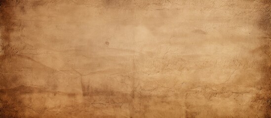 Canvas Print - A closeup of a rectangular piece of old brown paper resembling wood flooring with tints and shades of beige, resembling hardwood plywood pattern