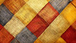 Colorful patchwork of interlaced woven textures representing creativity and cultural diversity