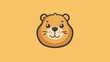 Cute cartoon beaver illustration. Cute beaver icon