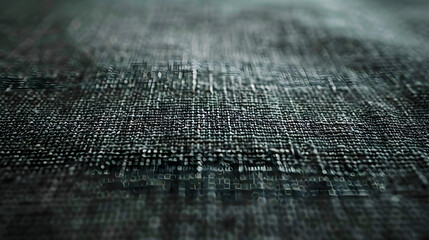 Poster - Macro shot capturing intricate texture details of a fabric surface, highlighting material quality