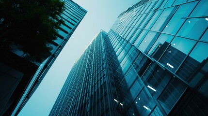 Urban abstract, office building window