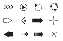 Cursor Arrow, Curved Arrow Icon Vector Art, Icons, and Graphics