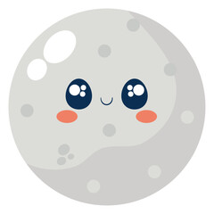 Poster - weather moon cute