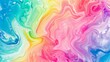 Rainbow Spectrum Marble Background for Playful Designs