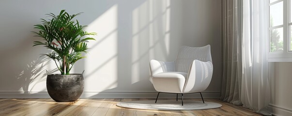Wall Mural - armchair in the interior.