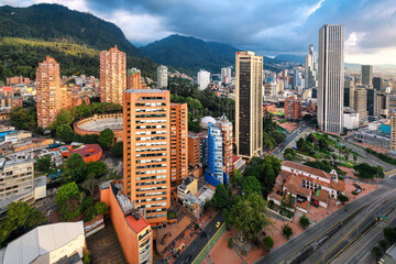 Wall Mural - Bogota downtown city center, Santa Fe, Colombia