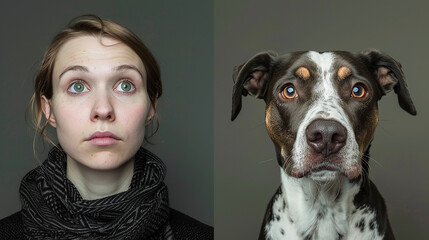 divertida série de fotografias revela a incrível semelhança entre algumas pessoas e seus cachorros 