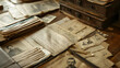 © GraphixOne - A Genealogist Researching historical records such as birth certificates, census data, and church archives to trace family lineages