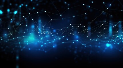 Wall Mural - Technology Particle Abstract Background