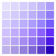 Gradient Shades of Purple Color Palette. Vector illustration. EPS 10.