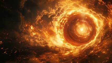 Abstract space wallpaper black hole..