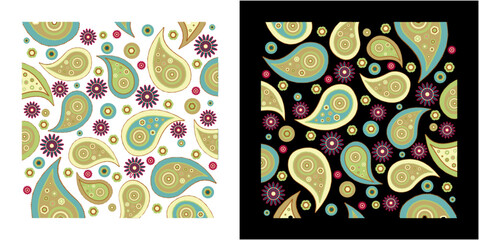 Poster - paisley pattern