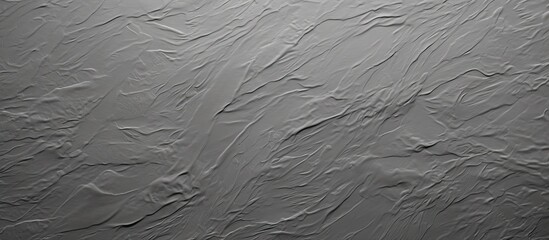 Poster - A closeup image capturing the texture of a gray wall, resembling a frozen landscape. The pattern on the wall looks like wood, suggesting a fluid and freeflowing design