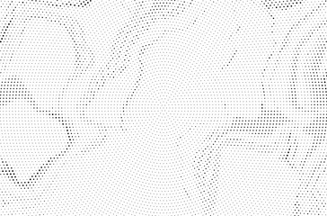 Fototapete - Abstract black and white psychedelic seamless marble pattern with hallucination swirls. Vector liquid monochrome acrylic texture. Flow art. Tie dye simple artistic effect.	