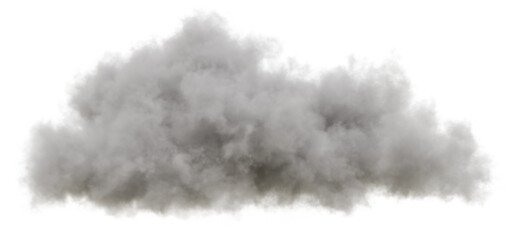 Wall Mural - Cumulus and fluffy cloud shape with isolated on transparent background - PNG file, 3D rendering illustration, Clip art, cut out and sky elements