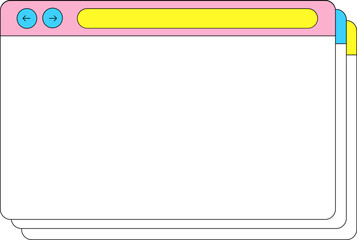 retro window ui