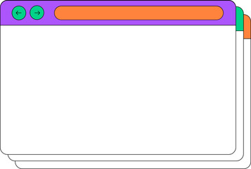retro window ui