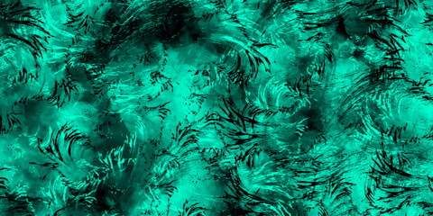 Poster - Abstract background with black wall surface and black stucco texture. Grunge textures and background with marbled cloudy design. Colorful particle burn effect sparkles pattern.