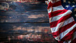 USA flag on wall, Country flag painted on old background, american flag , Independence day, American Flag illustration, memorial day, Flag of the United States, labor day, Ai