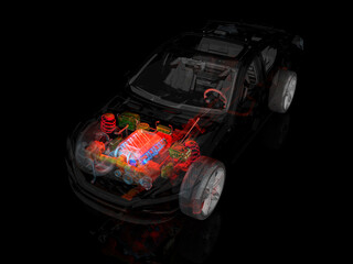 Poster - Model cars.