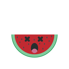 Poster - Watermelon Emoticon