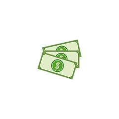 Canvas Print - Money design icon isolated on transparent background